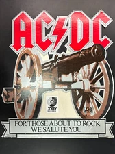 AC/ DC - FOR THOSE ABOUT TO ROCK WE SALUTE YOU - VINTAGE PROMO DISPLAY RARE