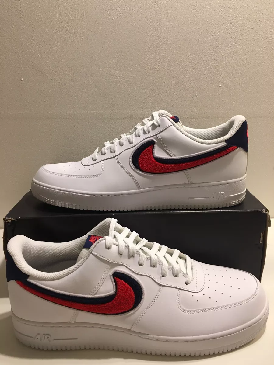 Nike Air Force 1 '07 LV8 White/University Red-Blue Void - 823511-106