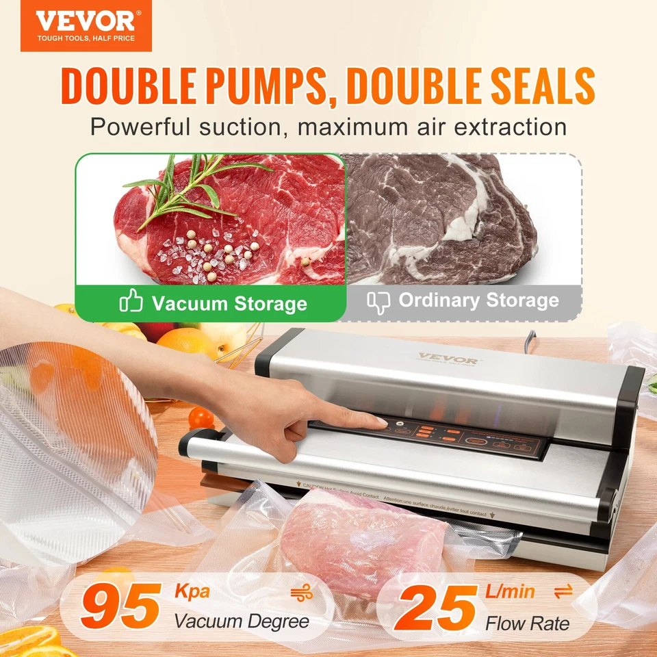 Commercial Vacuum Sealer Machine Multifunction Automatic Food Packaging with Bag - Image 2 of 4