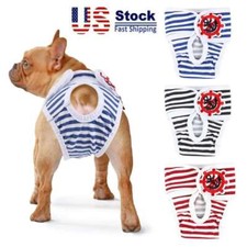 Male Female Soft Washable Dog Diapers Reusable Wraps Pet Puppy Nappy Underwear