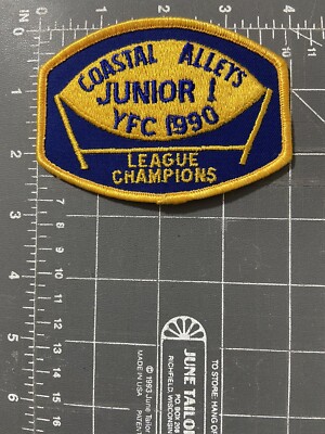 Patch Finaliste Super Bowl IX – Coastal Valleys YFC – Football Américain – Vintage