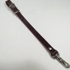Flank Connection Strap- 5/8" x appx. 14" - Burgundy Latigo - 1 Each (F560)