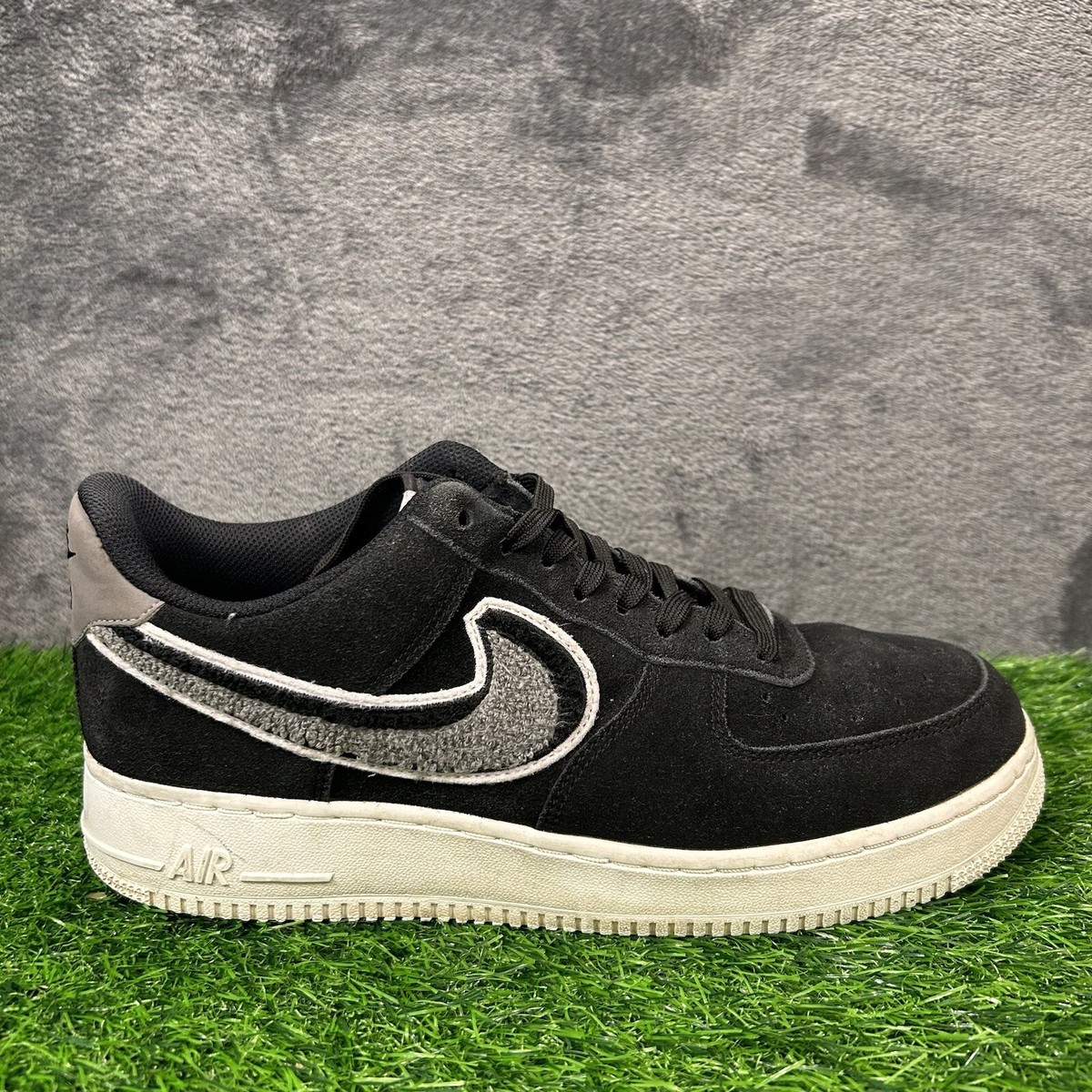 suede black air forces
