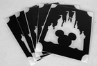 bm695 GLITTERTATTOO 10 x stencil neat castle glitter tattoo cool L@@K!