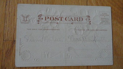 Vintage Birthday Greetings Postcard - Picture 3 of 3