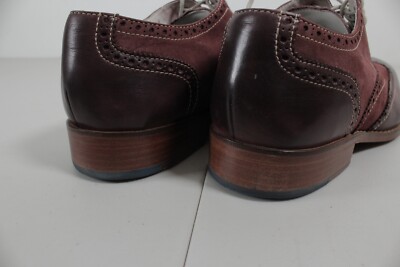 Cole Haan Dress shoe Mens Sz 10 Brown Leather Suede Wingtip  display picture 1