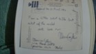 2 Postcards w message signed Maurice Ghio to  Art. Dir. Amer Ballet Met Opera XF — photo 2