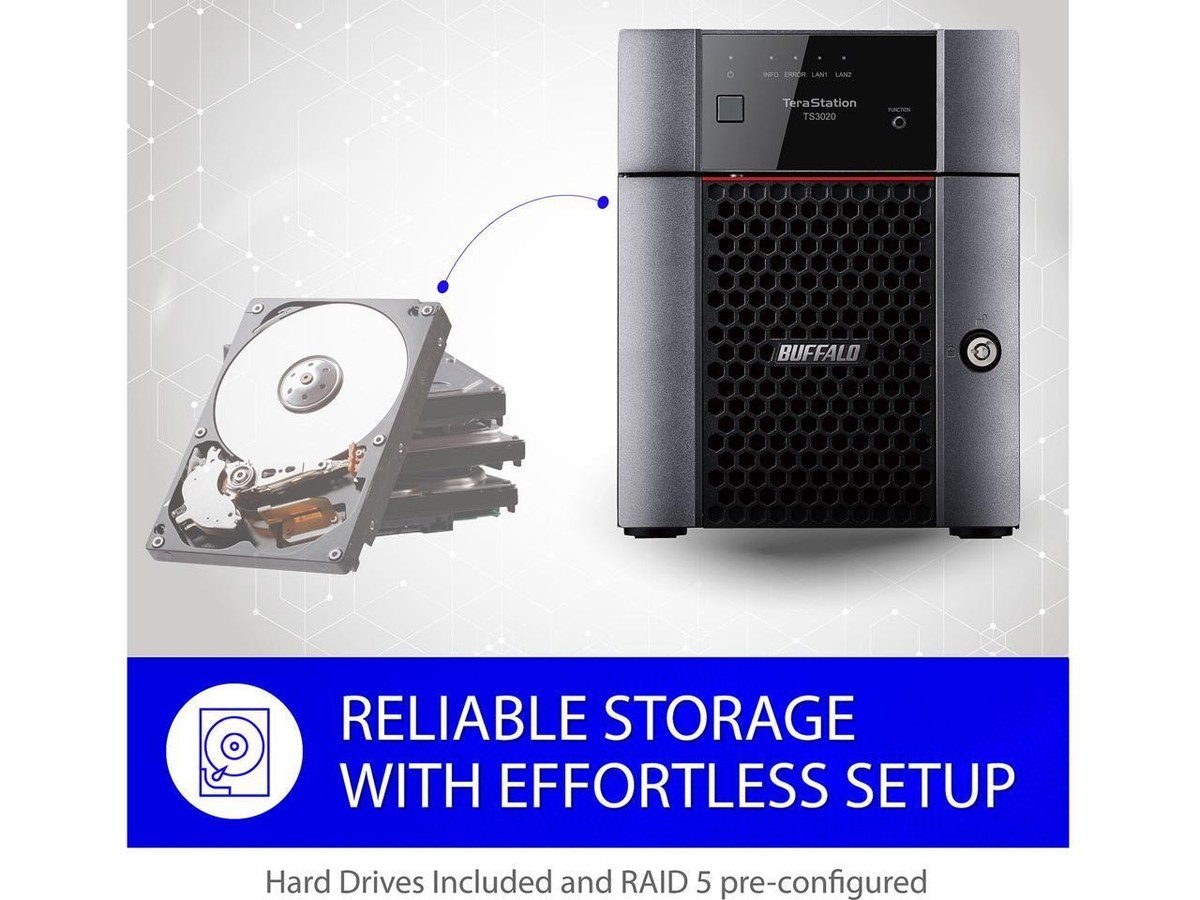 外付けハードディスク・ドライブ BUFFALO TeraStation 8TB TS3420DN0804 s-l400.jpg