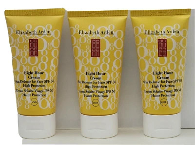 Elizabeth Arden Eight Hour Cream Sun Defense for Face SPF 50, 1.7 fl oz (3 pk)