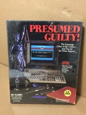NEW/SEALED Vintage 1989 Cosmi PRESUMED GUILTY! IBM PC Game 5.25" disk