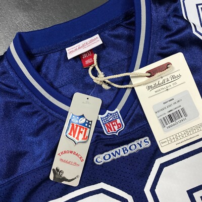 100% Authentic Emmitt Smith Mitchell & Ness 1996 Cowboys Jersey