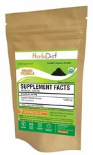 200 Organic Chlorella Powder Cracked Broken Cell Heavy Metal Detox Boosts Energy