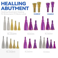 Dental Healing Abutment Healing Closure Caps Straumann ITI Bone Level NC/RC