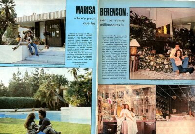 Clipping Presseschnitt 1976 Marisa Berenson (4 Seiten)