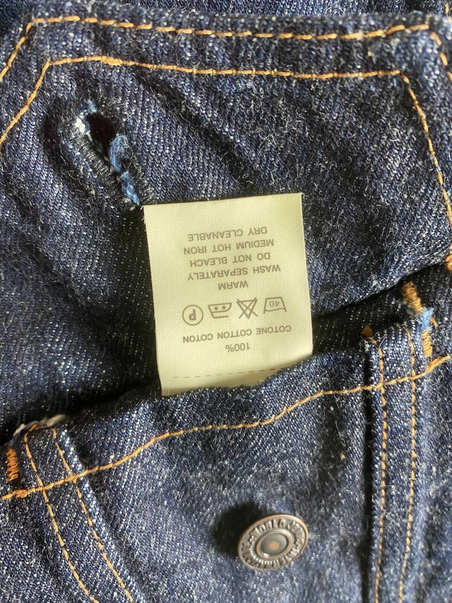 Kapital Type 3 Trucker Jacket Small 36 Indigo Selvedge Denim Kapital Type 3 Trucker Jacket Small 36 Indigo Selvedge Denim