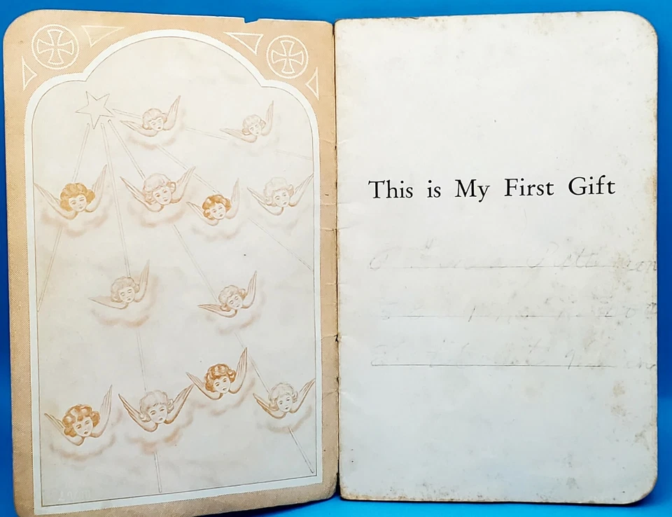 Vtg. 1931 "My First Gift, The Child's First Mass Prayers" Book - Image 2 of 4