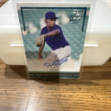 2020 Leaf Ultimate Draft Richard Gallardo Platinum Spectrum /50 Auto #GLR-RG3