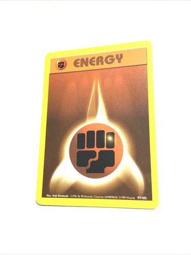 FIGHTING ENERGY - 97/102 - Base Set - Pokemon Card - NM