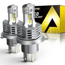 Auxito H4 9003 Hb2 Super Bright Led Headlight Kit High Low Beam Bulb White Eah