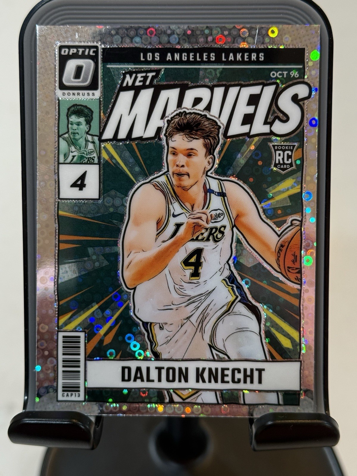 2024-25 Donruss Optic Dalton Knecht Net Marvels RC Fast Break Holo #16 Lakers