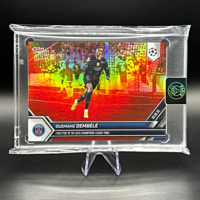 Ousmane Dembele Orange /25 Topps Now 2025-26 PSG vs Bayern