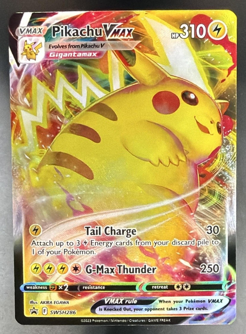 2022 Pokemon Black Star Promos Pikachu VMAX #SWSH286
