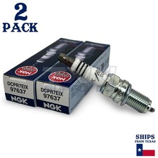 2 Pack NGK Iridium IX 97637 Spark Plugs DCPR7EIX SOLID