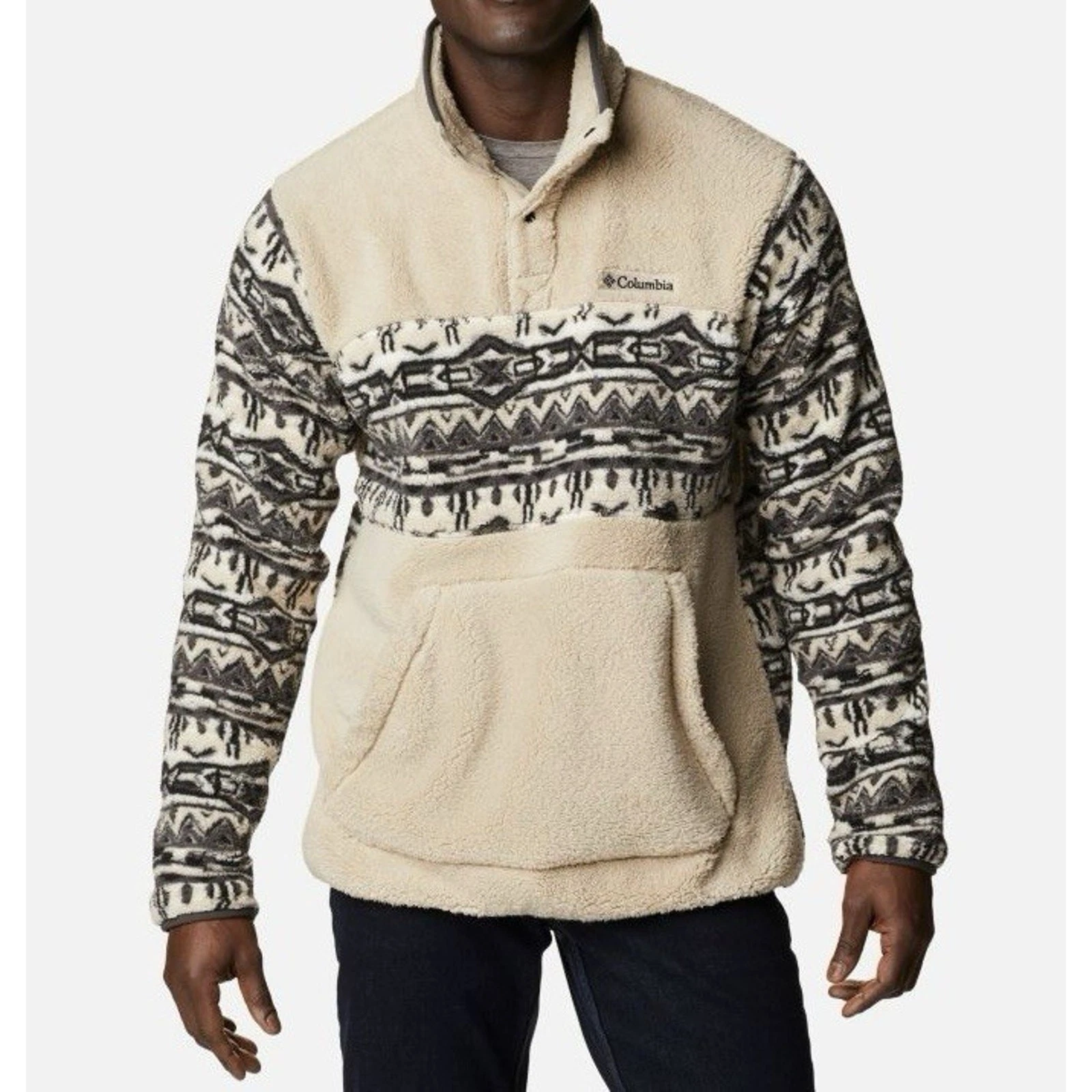 Columbia Size S Rugged Ridge Sherpa Pullover Jacket Outdoors Gorpcore Unisex