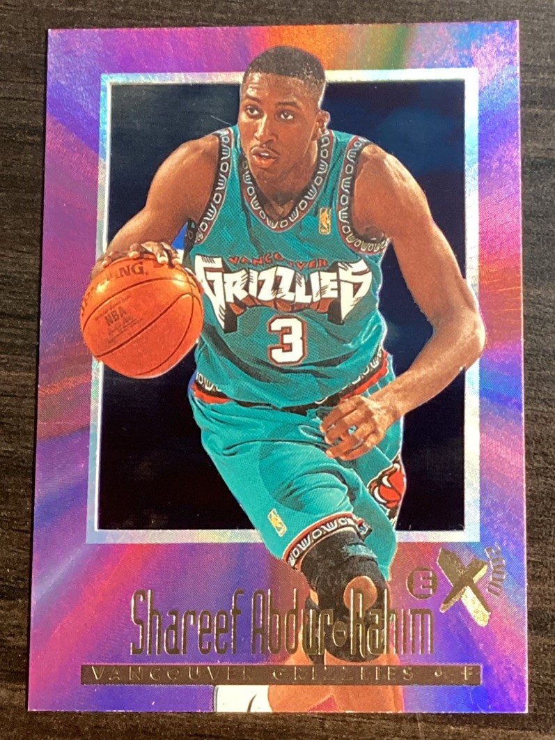 1996-97 Skybox EX 2000 EX2000 76 Shareef Abdur-Rahim RC Grizzlies!