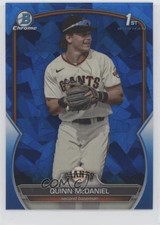 2023 Bowman Chrome Draft Sapphire Edition Quinn McDaniel #BDC-136 0r5k