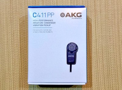 AKG C411 PP Mini Condenser Microphone String Instrument Pickup XLR Pro Mic
