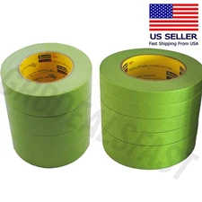 3M Scotch 233+ Green Performance Masking Tape - 4 Rolls 26338 & 6 Rolls 26334