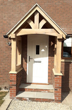 "THE ROMNEY"" MASSIVE EICHE VERANDA-KIT." HANDGEFERTIGT und HANDGEFERTIGT