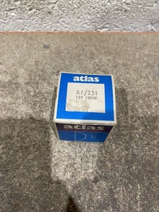 Atlas A1/231 Projektorlampe Birne 12V 100W Vintage Made in Britain