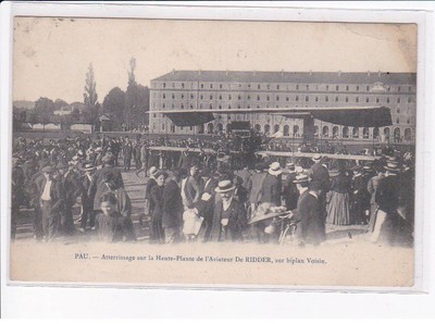 PAU: Ridder Aviator's High Plant Landing on Biplane Seeed