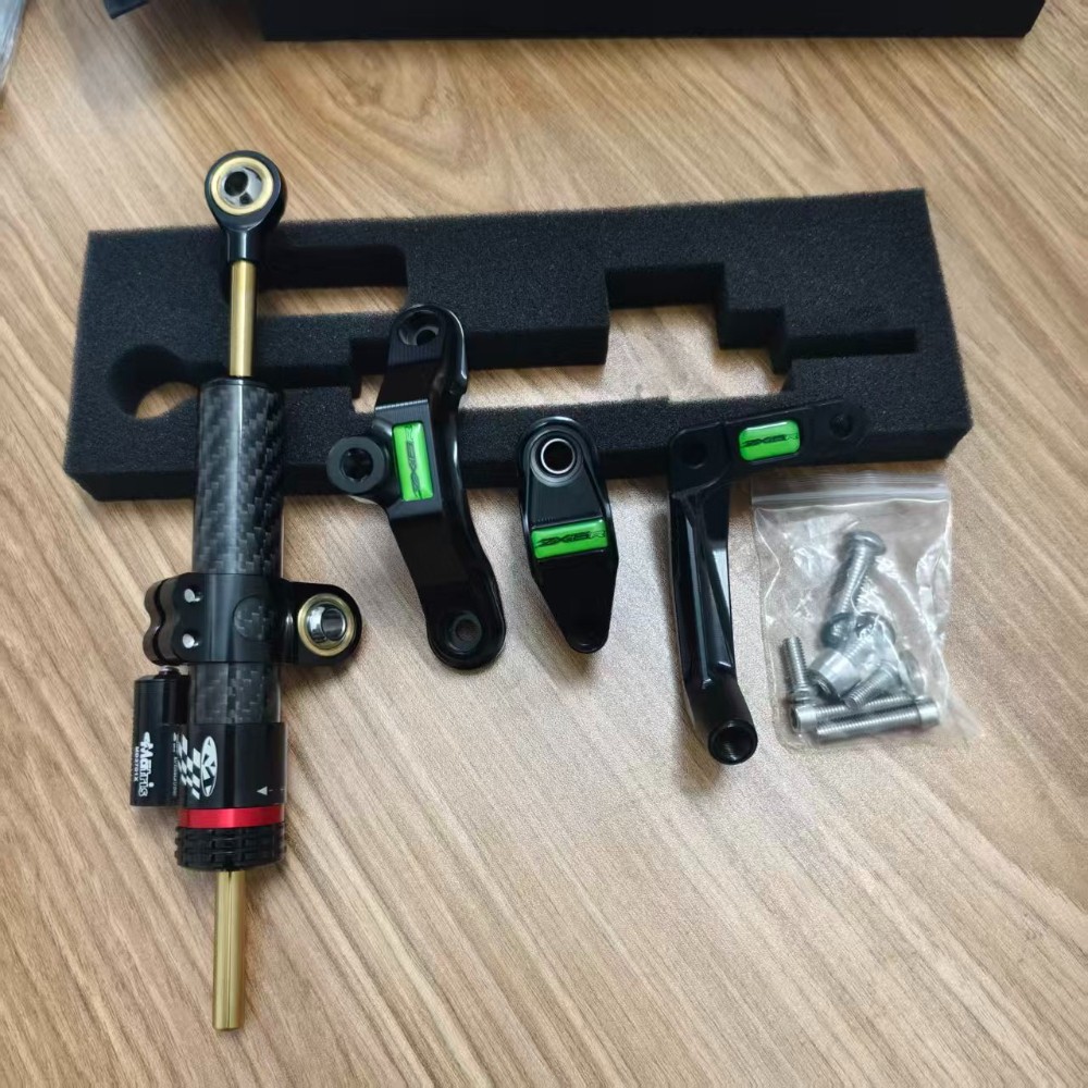 Damper Bracket Mount Steering Stabilizer KitFor Kawasaki Ninja ZX