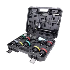 18 Pcs Universal Radiator Pressure Tester Kit,Coolant Pressure Tester kit wit...