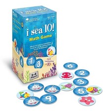 Learning Resources I Sea 10 Game, Math Games, Addition and Subtraction,