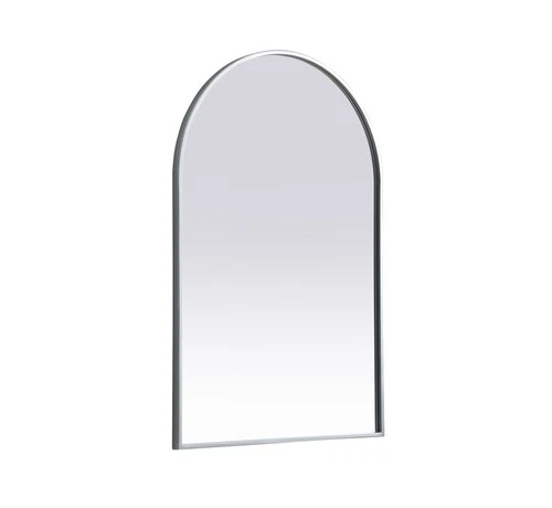 Elegant Lighting MR1A2436 Ayra 24" W x 36" H Modern Arched - Silver - Picture 3 of 12