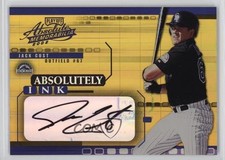 2002 Playoff Absolute Memorabilia Absolutely Ink Gold 1/25 Jack Cust Auto 0qo1