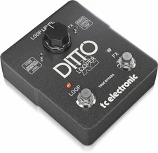 TC Electronic DITTO X2 LOOPER Highly Intuitive Looper Pedal with Dedicated Stop