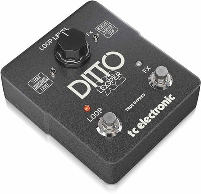 TC Electronic DITTO X2 LOOPER Highly Intuitive Looper Pedal with