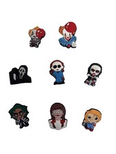 Set of 8 Scary Horror Charms For Croc Shoes