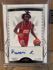 2022-23 Leaf Trinity - Kamari Lands - Silver ARC Auto #d/49 MTSU Blue Raiders