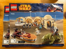 RETIRED LEGO Star Wars Mos Eisley Cantina set 75052 with Manual Missing 2 Figs