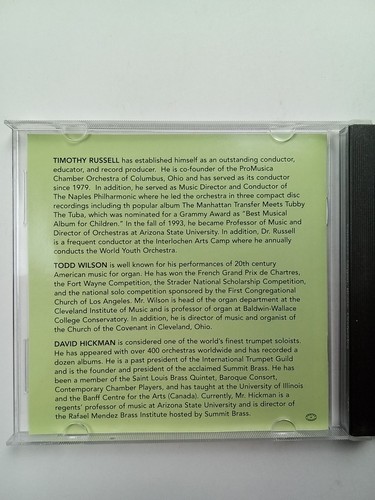 Fantasy Organ Brass Orchestra 6 Track Cd 1993 dnote Classics - Imagen 2 de 5