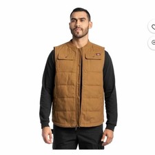 Wrangler Workwear Canvas Utility Vest Sand Brown XL 46 48