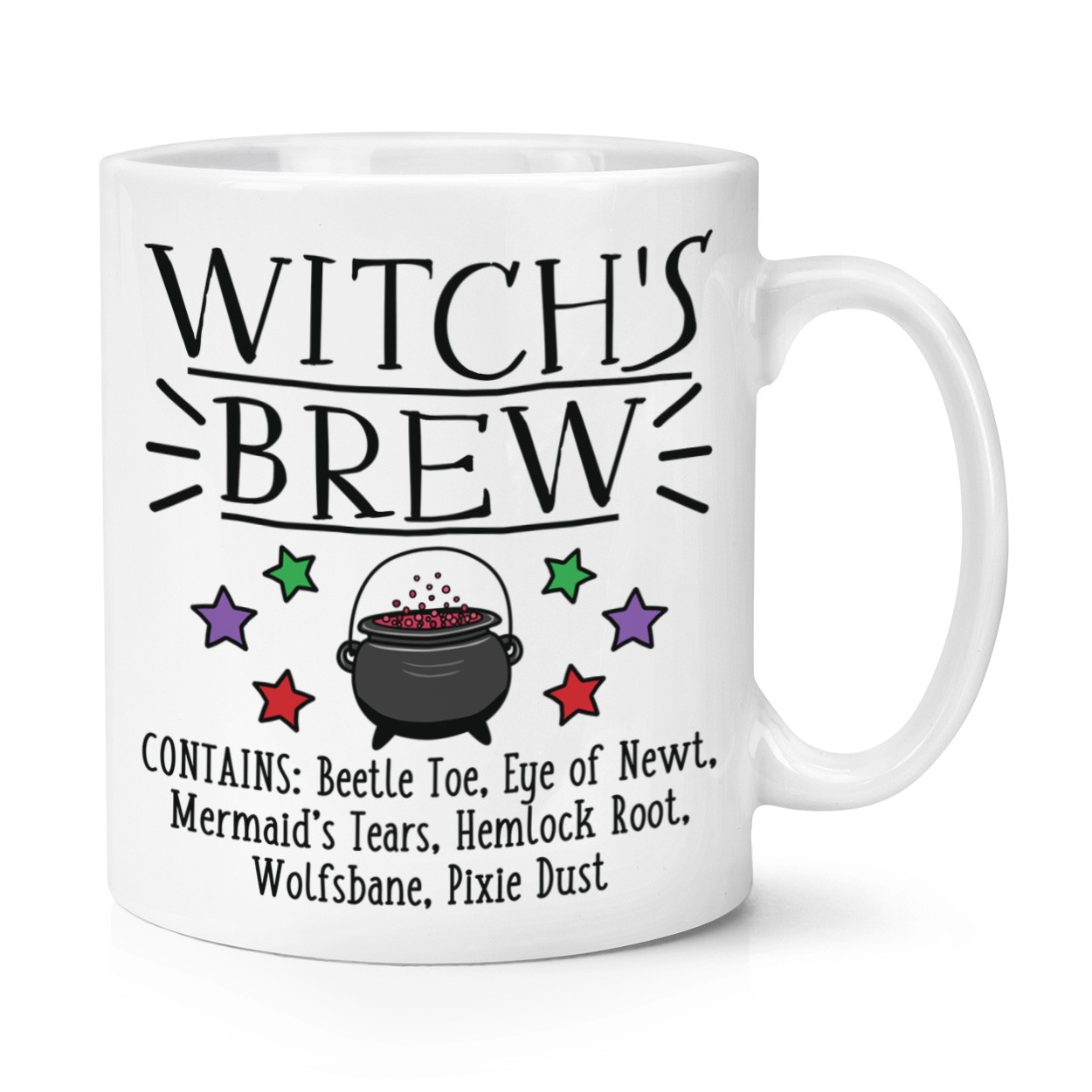 Witch's Brew 10oz Mug Cup Funny Joke Magical Witch Wizard