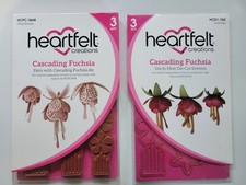 Heartfelt Creations Cling Stamp  Die Set: HCPC-3668/HCD1-763 CASCADING FUCHSIA