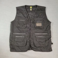 HQ Issue Mens Size XL Concealed Carry Vest Tactical Black Canvas 